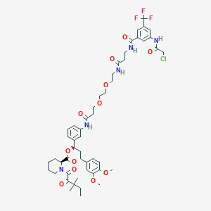 molecular formula C50H63ClF3N5O12 B13423526 KB03-Slf 