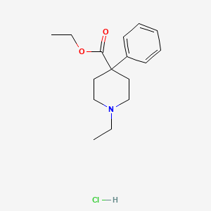 Ethyl 1-ethyl-4-phenylpiperidine-4-carboxylate hydrochloride