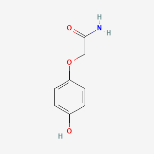 molecular formula C8H9NO3 B1342353 2-(4-羟基苯氧基)乙酰胺 CAS No. 22446-14-6