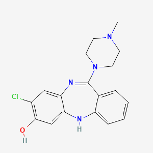 8-Chloro-11-(4-methyl-1-piperazinyl)-5H-dibenzo[b,e][1,4]diazepin-7-ol