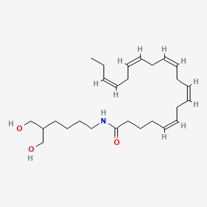 (5Z,8Z,11Z,14Z,17Z)-N-[6-hydroxy-5-(hydroxymethyl)hexyl]icosa-5,8,11,14,17-pentaenamide