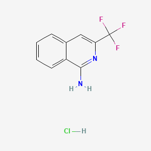 Isoquinoline, 1-amino-3-(trifluoromethyl)-, monohydrochloride