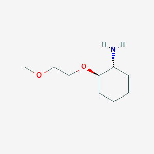 (1R,2R)-2-(2-Methoxyethoxy)cyclohexan-1-amine