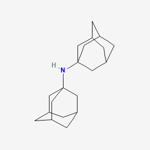 molecular formula C20H31N B13423609 Diadamantylamine 