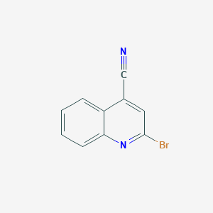 molecular formula C10H5BrN2 B1342362 2-溴喹啉-4-碳腈 CAS No. 95104-24-8