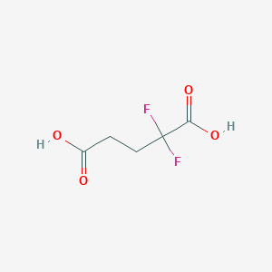 molecular formula C5H6F2O4 B1342372 2,2-Difluoropentanedioic Acid CAS No. 380-86-9