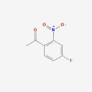 molecular formula C8H6FNO3 B1342373 1-(4-氟-2-硝基苯基)乙酮 CAS No. 1214346-44-7