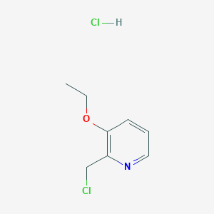 molecular formula C8H11Cl2NO B1342377 2-Chloromethyl-3-ethoxypyridine hydrochloride CAS No. 62734-04-7