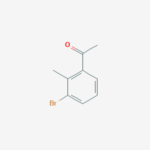 molecular formula C9H9BrO B1342379 1-(3-溴-2-甲基苯基)乙酮 CAS No. 52779-76-7