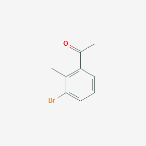 molecular formula C9H9BrO B1342379 1-(3-Bromo-2-methylphenyl)ethanone CAS No. 52779-76-7