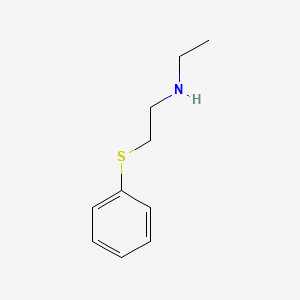 molecular formula C10H15NS B1342380 N-Ethyl-2-(phenylthio)ethanamine CAS No. 5042-43-3