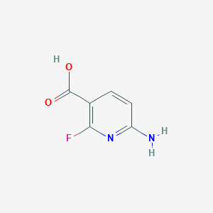 molecular formula C6H5FN2O2 B1342390 6-Amino-2-fluoronicotinic acid CAS No. 1393584-80-9