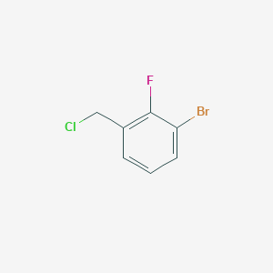 molecular formula C7H5BrClF B1342400 1-Bromo-3-(chloromethyl)-2-fluorobenzene CAS No. 786652-60-6