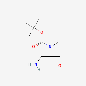 tert-Butyl (3-(aminomethyl)oxetan-3-yl)(methyl)carbamate