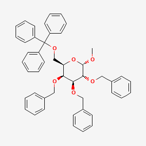 Methyl 2,3,4-tri-O-benzyl-6-O-trityl-a-D-galactopyranoside