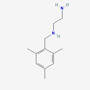 B1342407 N~1~-[(2,4,6-Trimethylphenyl)methyl]ethane-1,2-diamine CAS No. 676473-67-9