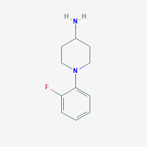 B1342427 1-(2-Fluorophenyl)piperidin-4-amine CAS No. 494861-66-4