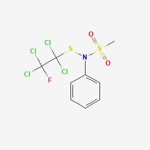 N-Phenyl-N-((1,1,2,2-tetrachloro-2-fluoroethyl)thio)methanesulphonamide