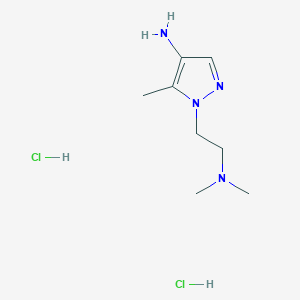 1-[2-(dimethylamino)ethyl]-5-methyl-1H-pyrazol-4-aminedihydrochloride