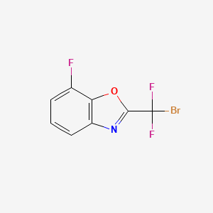 2-[Bromo(difluoro)methyl]-7-fluoro-1,3-benzoxazole