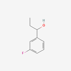 molecular formula C9H11FO B1342436 1-(3-氟苯基)丙醇 CAS No. 701-38-2