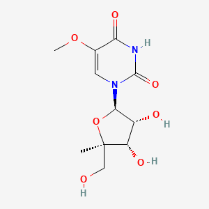 1-[(2R,3R,4S,5R)-3,4-dihydroxy-5-(hydroxymethyl)-5-methyloxolan-2-yl]-5-methoxypyrimidine-2,4-dione