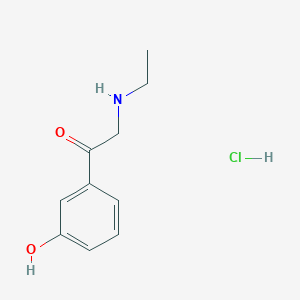 2-(Ethylamino)-1-(3-hydroxyphenyl)ethanone;hydrochloride