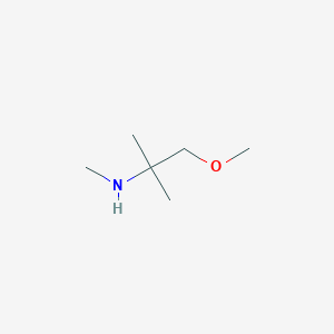 molecular formula C6H15NO B1342448 1-甲氧基-N,2-二甲基丙烷-2-胺 CAS No. 1177316-77-6