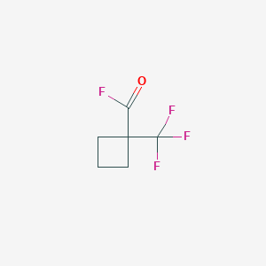 1-(Trifluoromethyl)cyclobutane-1-carbonyl fluoride