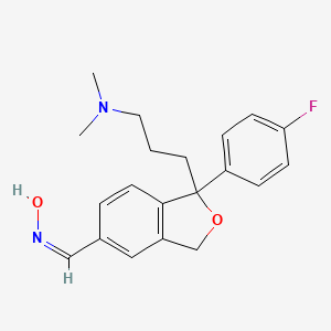 1-[3-(Dimethylamino)propyl]-1-(4-fluorophenyl)-1,3-dihydro-5-isobenzofurancarboxaldehyde Oxime