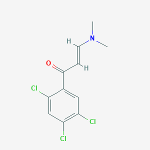 (E)-3-(dimethylamino)-1-(2,4,5-trichlorophenyl)prop-2-en-1-one