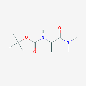 molecular formula C10H20N2O3 B1342454 tert-butyl N-[1-(dimethylamino)-1-oxopropan-2-yl]carbamate 