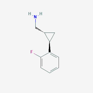 rac-[(1R,2R)-2-(2-fluorophenyl)cyclopropyl]methanamine