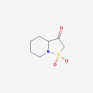 hexahydro-2H-1lambda6-[1,2]thiazolo[2,3-a]pyridine-1,1,3-trione