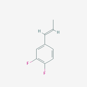 1,2-difluoro-4-[(E)-prop-1-enyl]benzene