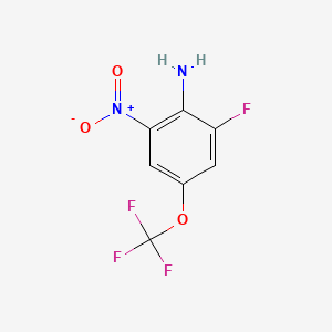 2-Fluoro-6-nitro-4-(trifluoromethoxy)aniline