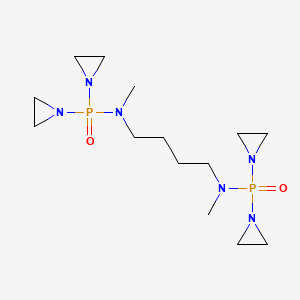 N,N'-bis[bis(aziridin-1-yl)phosphoryl]-N,N'-dimethylbutane-1,4-diamine