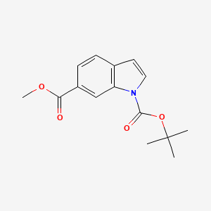 B1342479 1-tert-Butyl 6-methyl 1H-indole-1,6-dicarboxylate CAS No. 957127-83-2