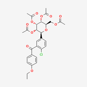 5-Methoxy Dapagliflozin Tetraacetate