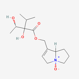 molecular formula C15H25NO5 B13424844 Supinine N-oxide CAS No. 24351-90-4