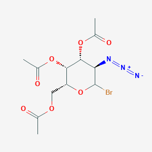 [(2R,3R,4R,5R)-3,4-diacetyloxy-5-azido-6-bromooxan-2-yl]methyl acetate