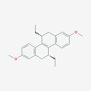 (5R,11R)-5,11-Diethyl-2,8-dimethoxy-5,6,11,12-tetrahydrochrysene