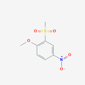 1-Methoxy-2-(methylsulfonyl)-4-nitrobenzene