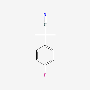 B1342528 2-(4-Fluorophenyl)-2-methylpropanenitrile CAS No. 93748-09-5