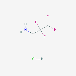 B1342544 2,2,3,3-Tetrafluoropropan-1-amine hydrochloride CAS No. 663-65-0