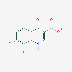 molecular formula C10H5F2NO3 B1342555 7,8-二氟-4-羟基喹啉-3-羧酸 CAS No. 228728-17-4