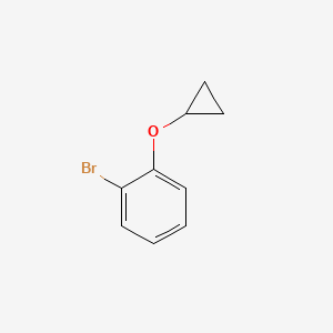 molecular formula C9H9BrO B1342567 1-溴-2-环丙氧基苯 CAS No. 38380-86-8