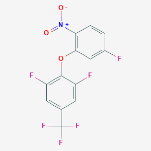 1,3-Difluoro-2-(5-fluoro-2-nitro-phenoxy)-5-(trifluoromethyl)benzene