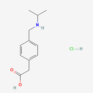 2-(4-((Isopropylamino)methyl)phenyl)acetic acid hydrochloride