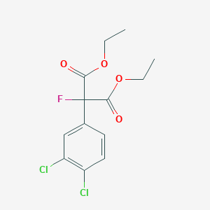 Diethyl (3,4-dichlorophenyl)(fluoro)malonate